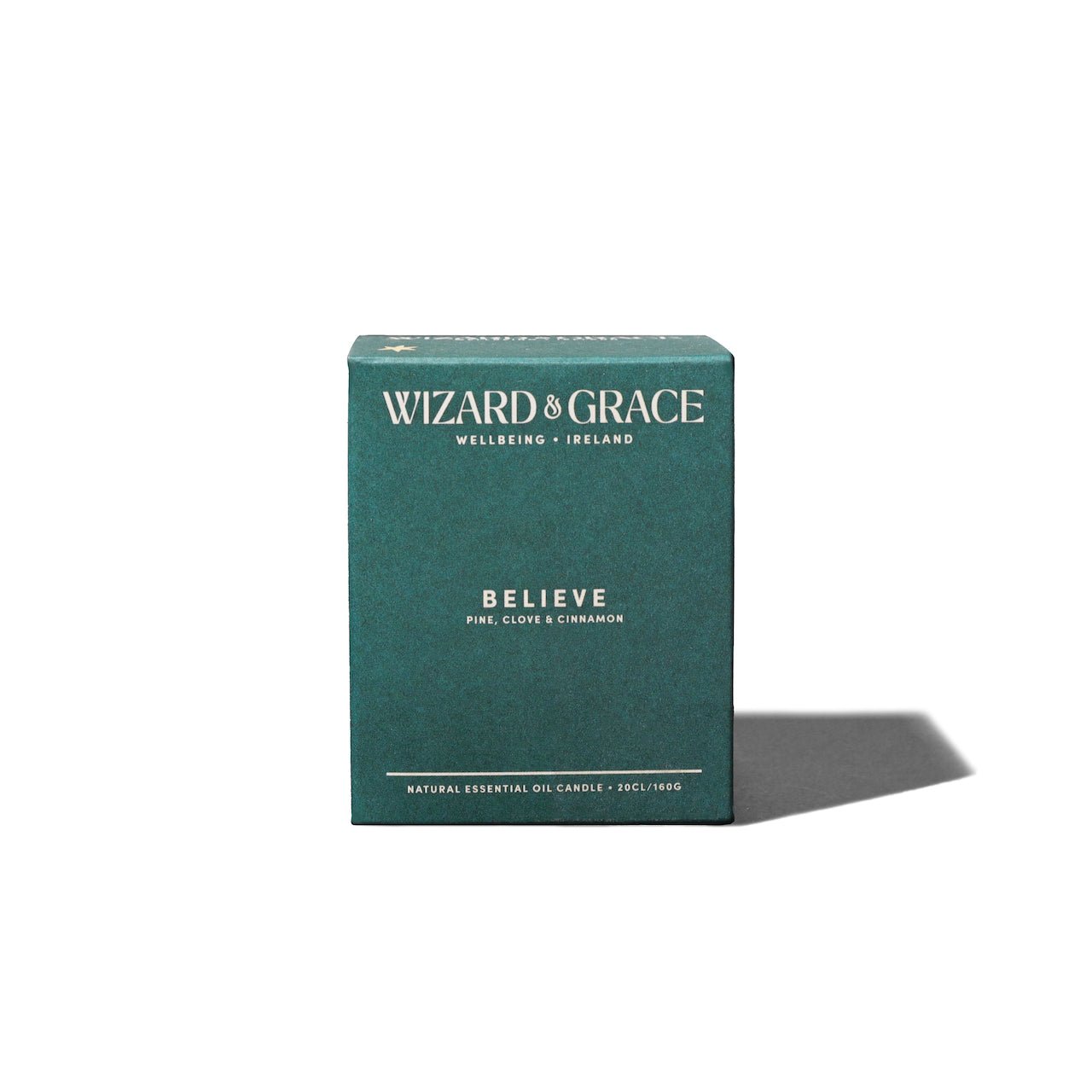 Natural Essential Oil candle "Believe" by Wizard & Grace