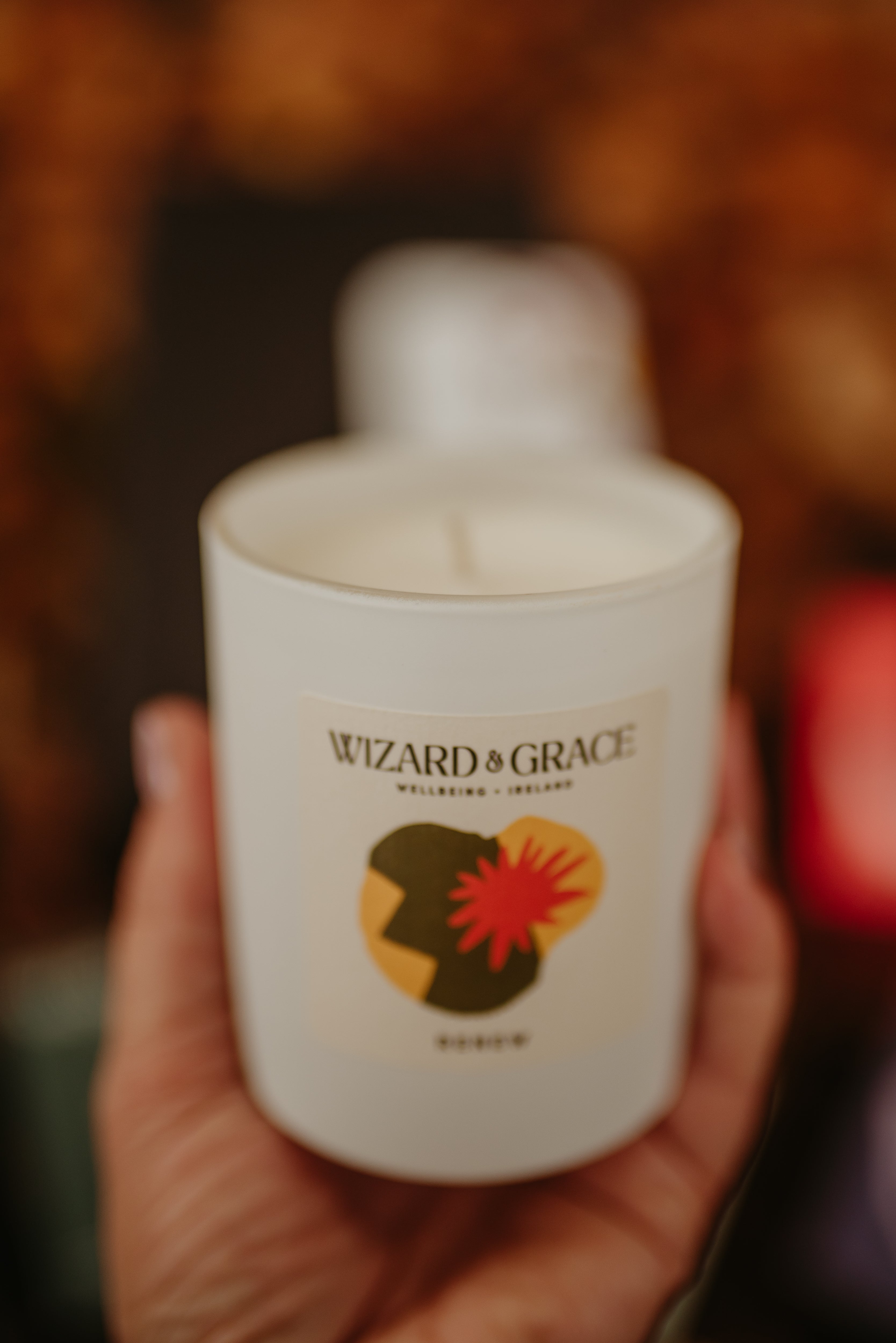 Samhain Gift Set: Courage & Renewal Aromatherapy Candles | Luxury Irish Candles for Autumn Reflection - Wizard & Grace