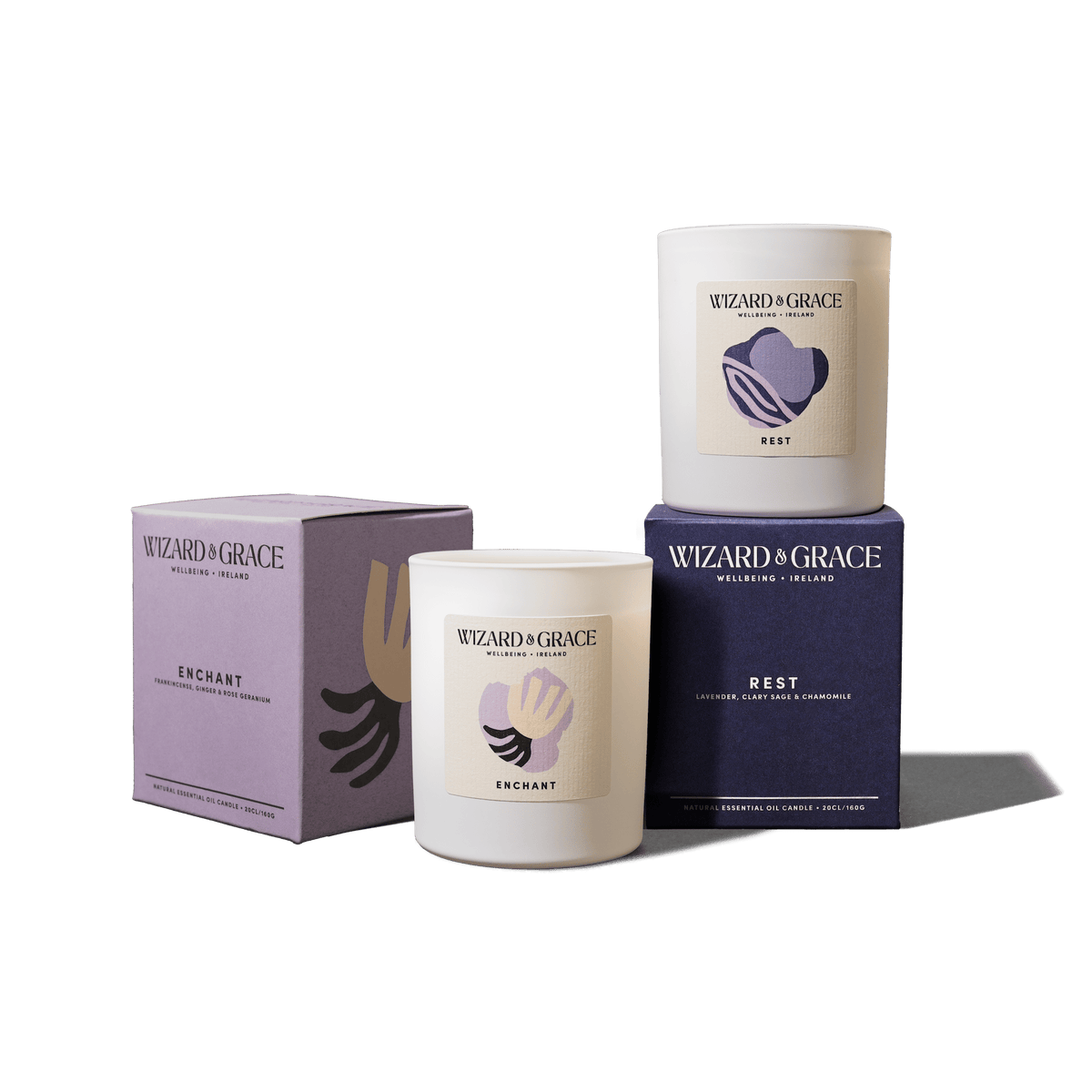 Wizard & Grace Two - candle Essential Oil Gift Set - Wizard & Grace
