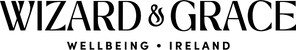 Wizard & Grace logo with the text "Wellbeing - Ireland"