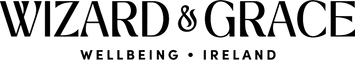 Wizard & Grace logo with the text "Wellbeing - Ireland"