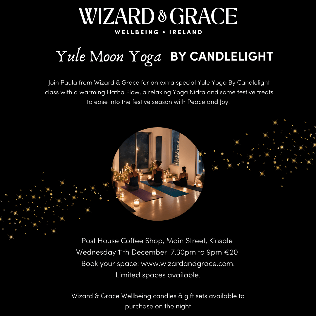 Yule Moon Yoga by Candlelight Flow Class - Wizard & Grace