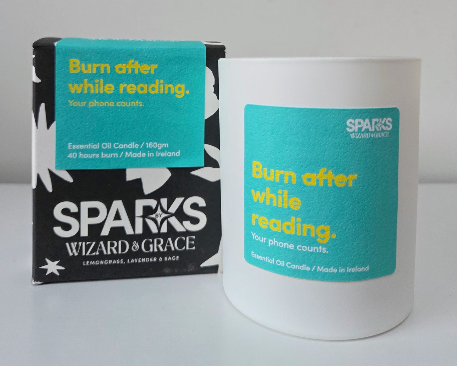 Burn While Reading - Your Phone Counts - Wizard &amp; Grace