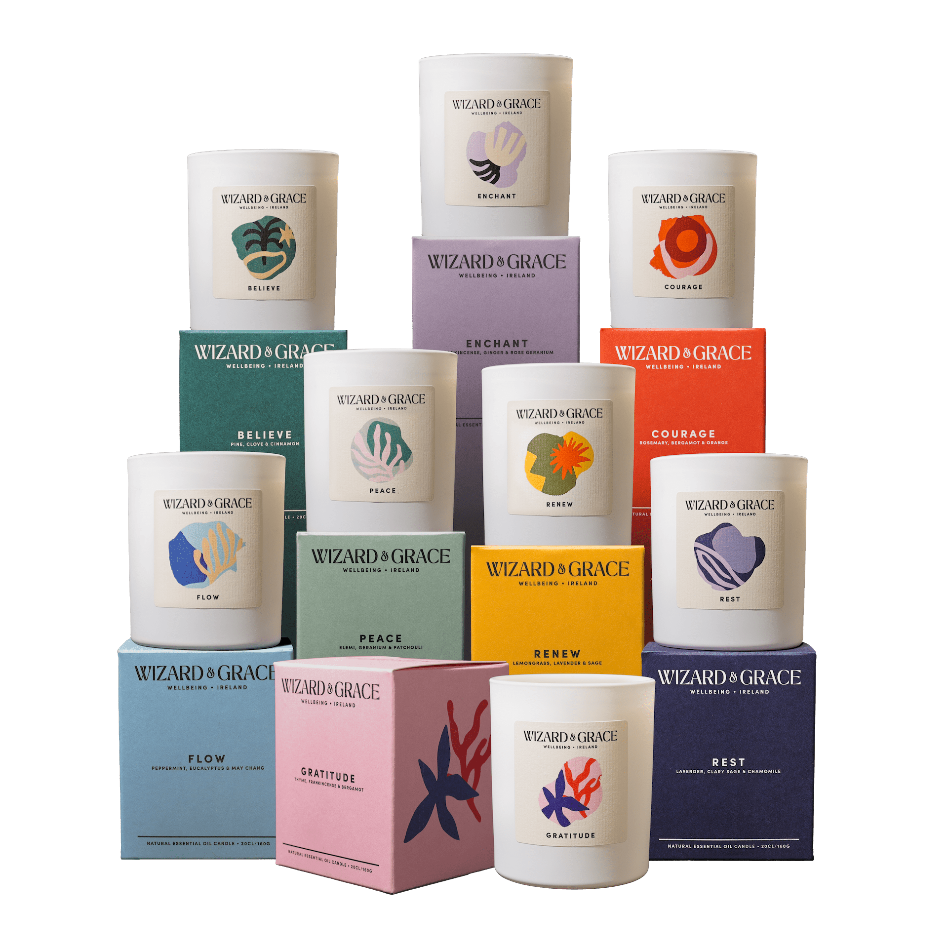 The Complete Essential Oil Candle Gift Set - Wizard &amp; Grace