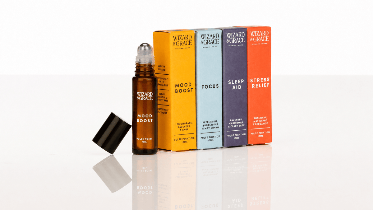 The Wellbeing Collection – Four Pulse Point Oils - Wizard &amp; Grace