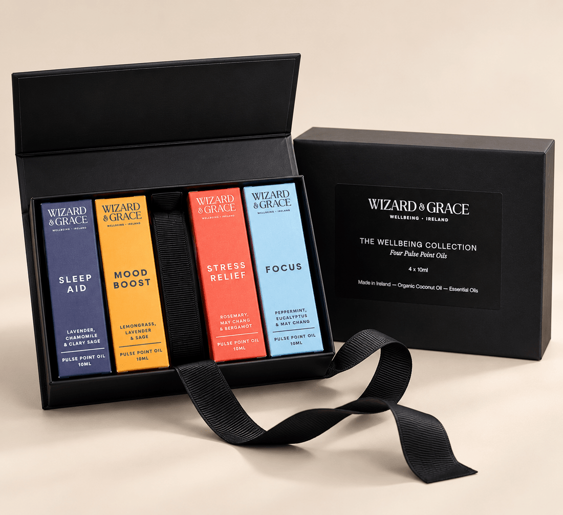The Wellbeing Collection – Four Pulse Point Oils - Wizard &amp; Grace