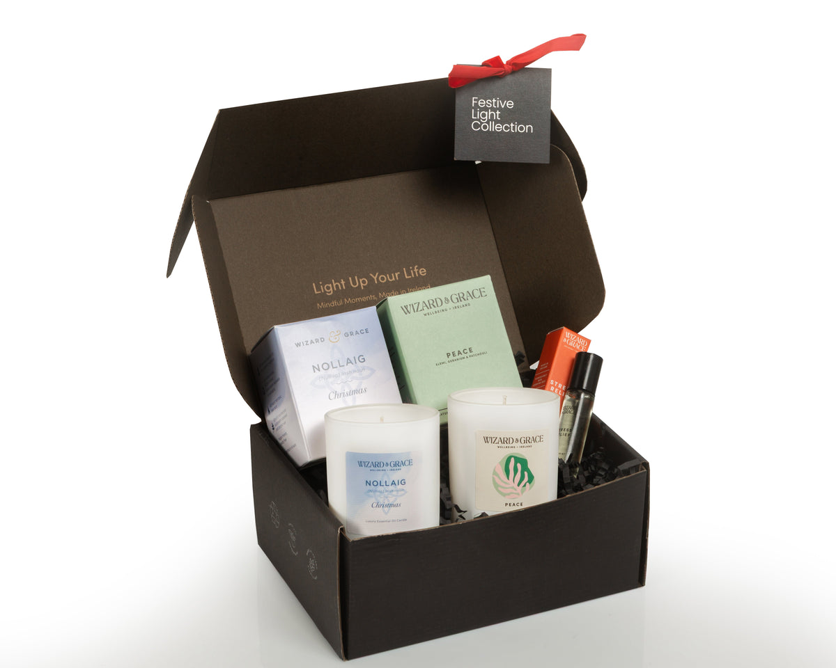 Wizard &amp; Grace Festive Light Collection | Irish Aromatherapy Candle Gift Set | - Wizard &amp; Grace