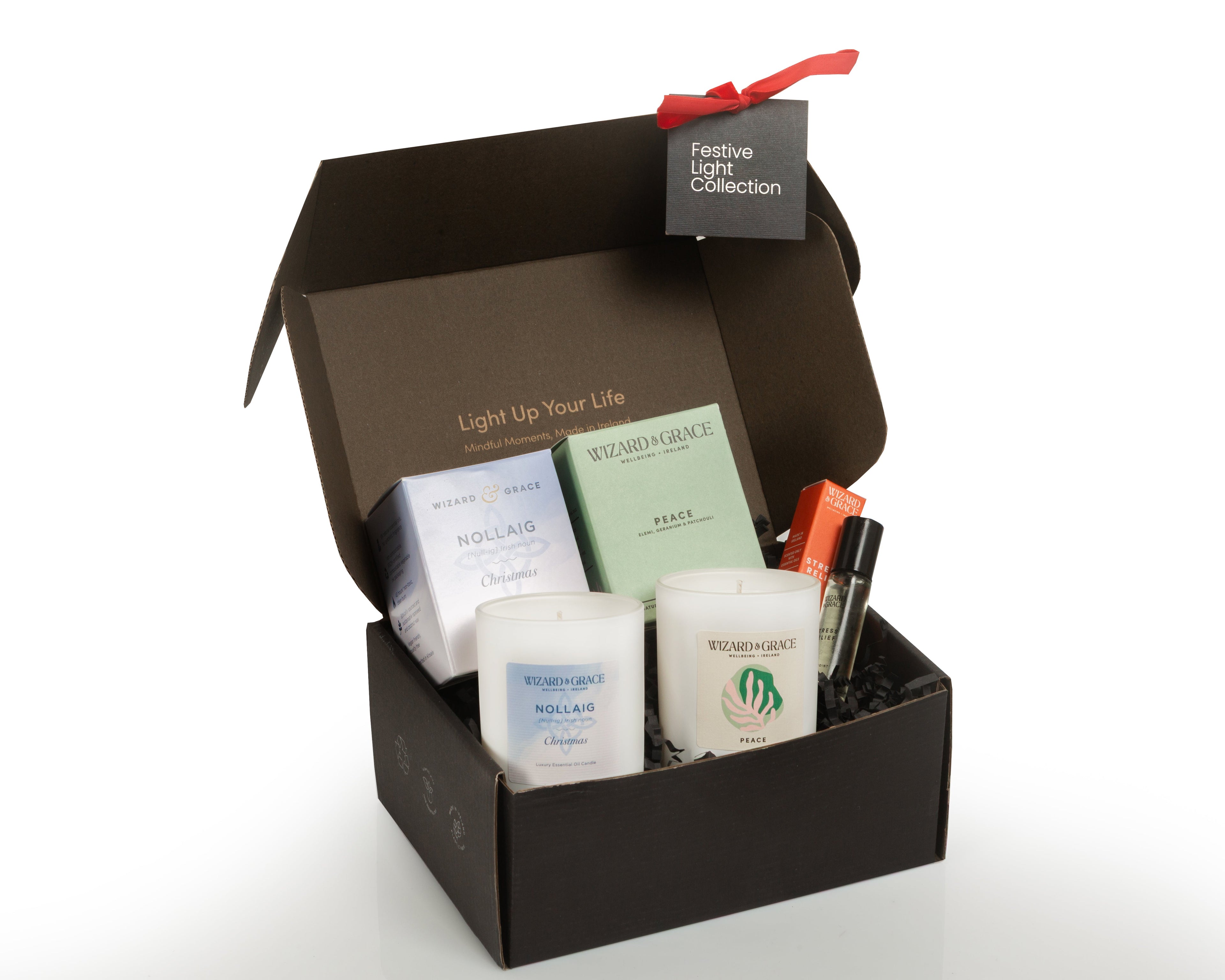 Wizard &amp; Grace Festive Light Collection | Irish Aromatherapy Candle Gift Set | - Wizard &amp; Grace