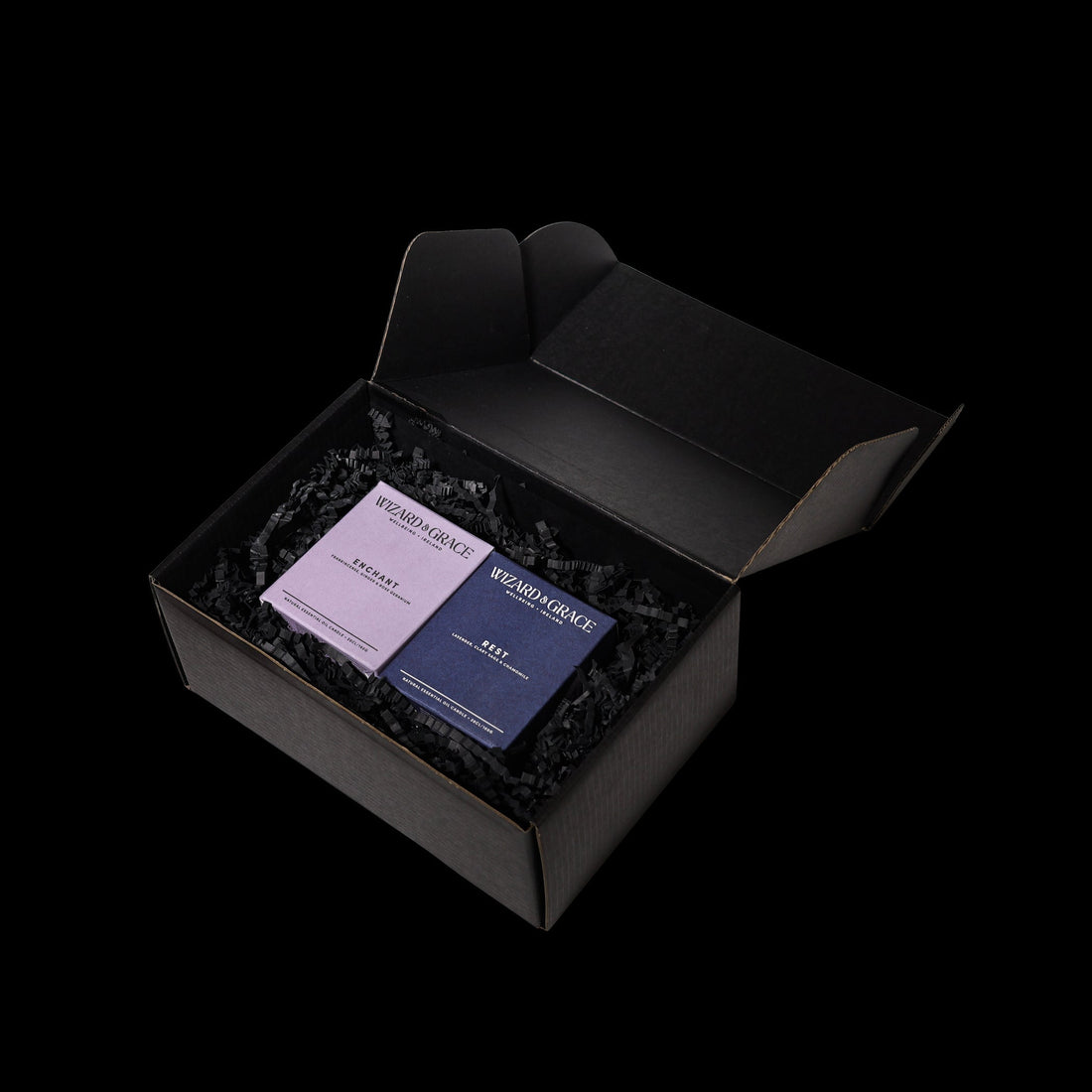 Wizard & Grace The Sleep Well Collection - Two Candle Essential Oil Candle Gift Set - Wizard & Grace