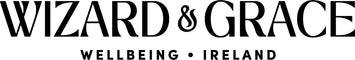 Wizard & Grace logo with the text "Wellbeing - Ireland"
