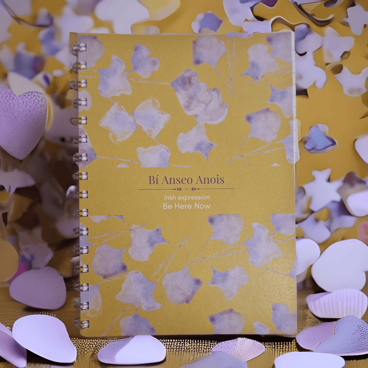 Bi Anseo Anois (Be Here Now) Intention Notebook | Notebook | Wizardandgrace