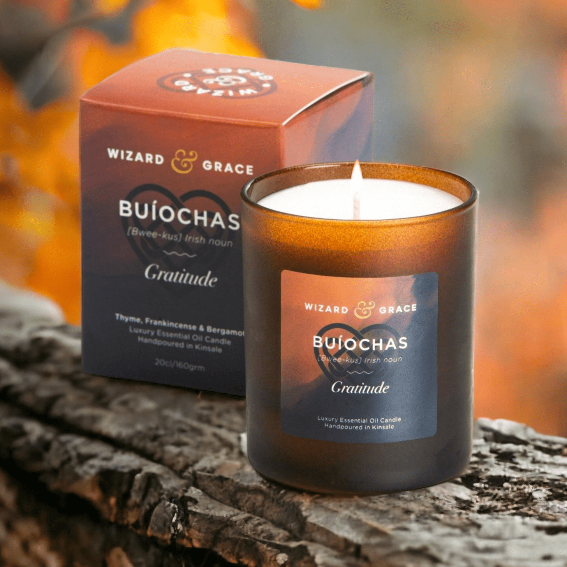 Buiochas Gratitude Essential Oil Candle - Wizard & Grace