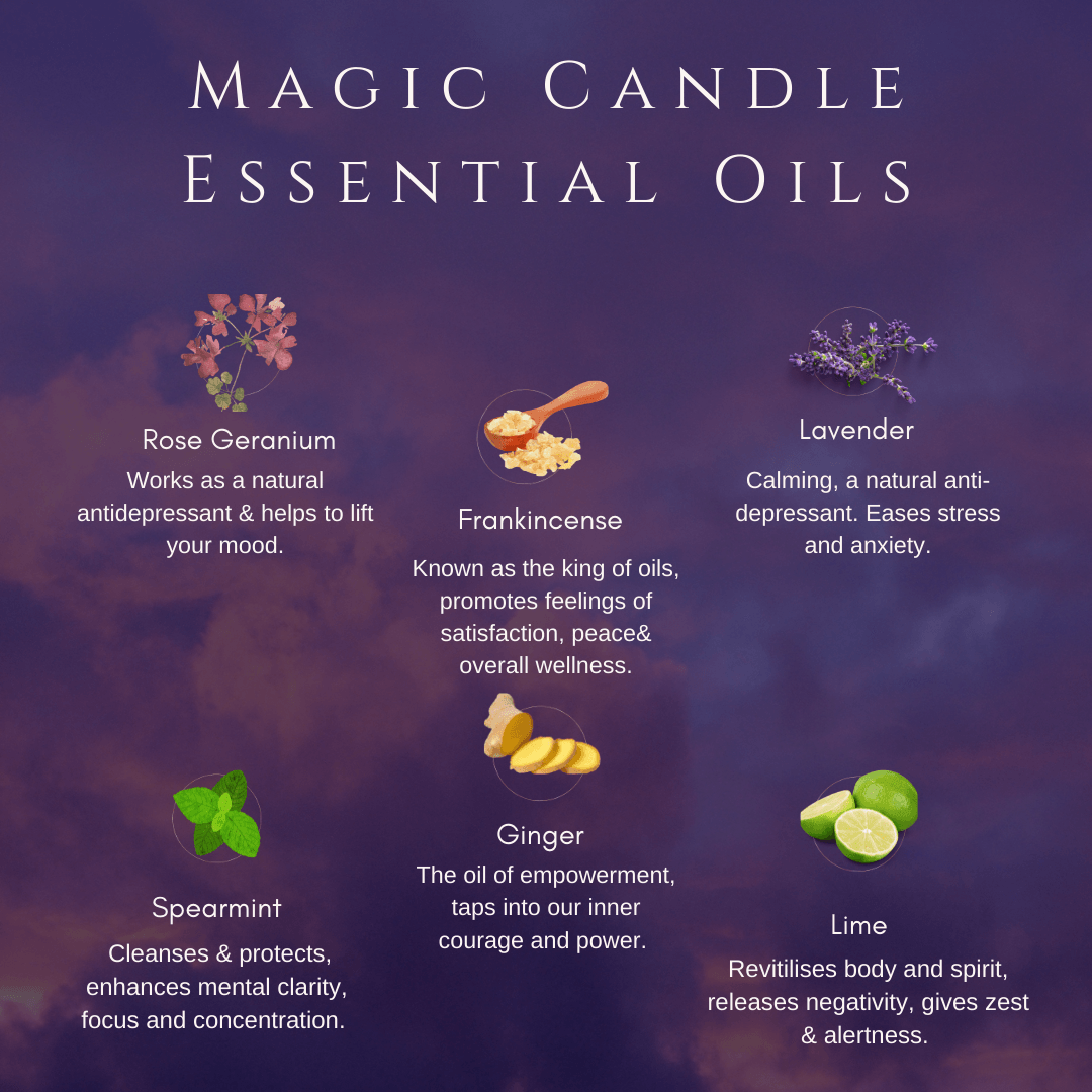 Magic Essential Oil Candle (Draiocht) - Wizard & Grace