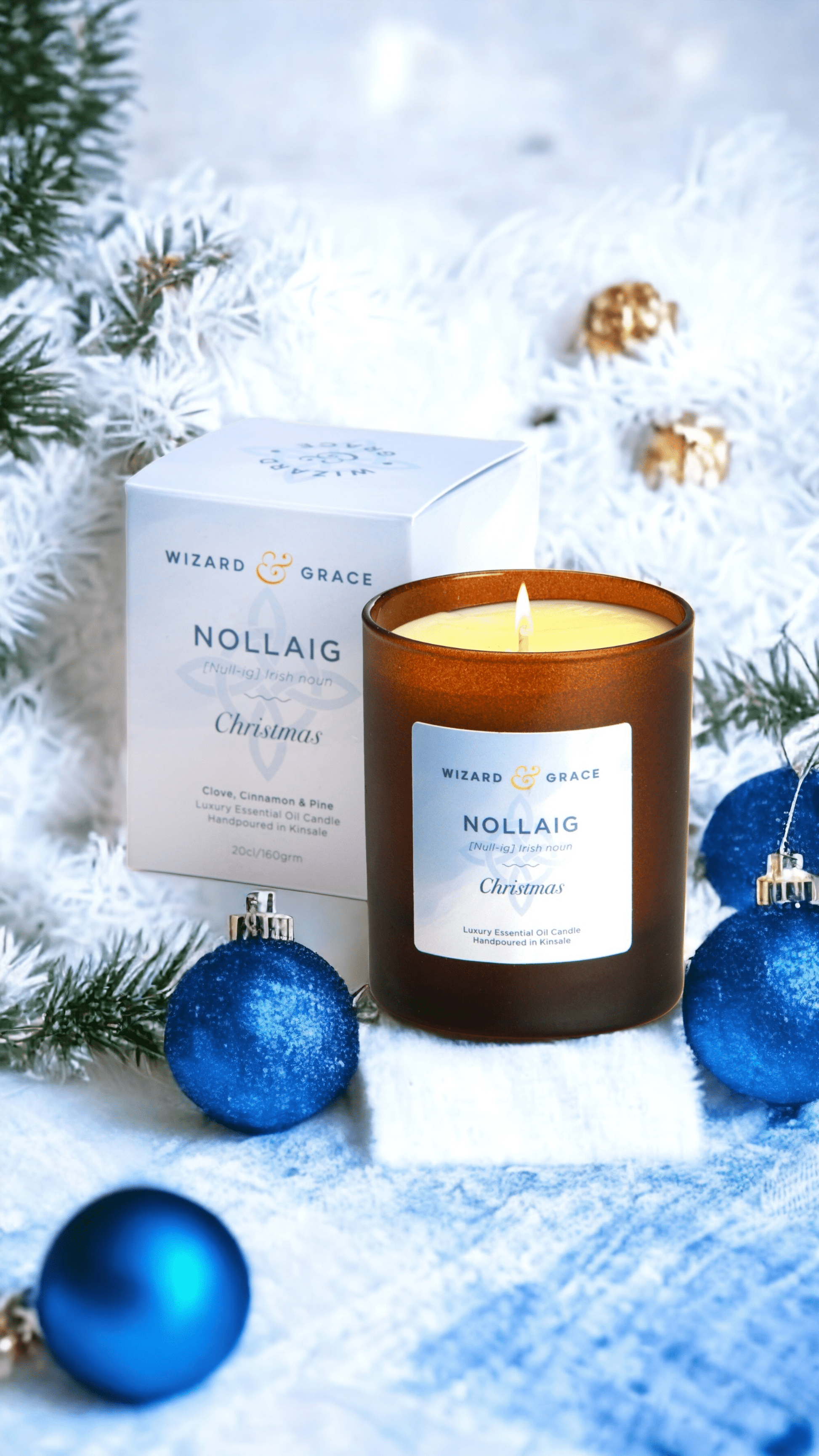 Nolllaig Christmas Essential Oil Candle Wizard Grace