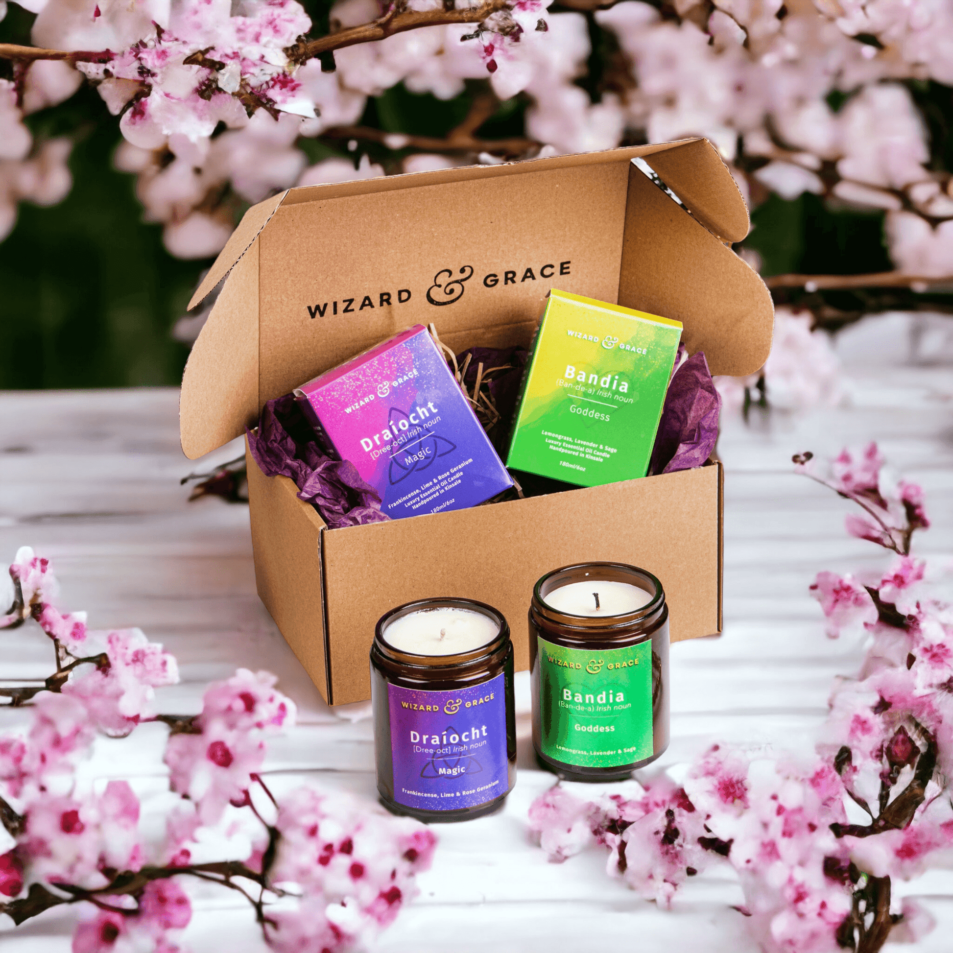 Two-candle Essential Oil Gift Set | Wizardandgrace